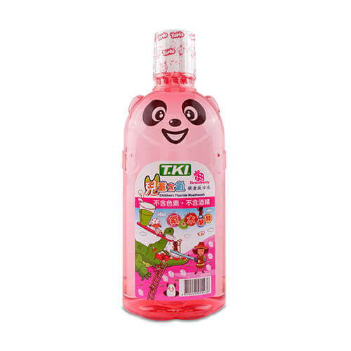 【T.KI】兒童漱口水420ml (草莓)