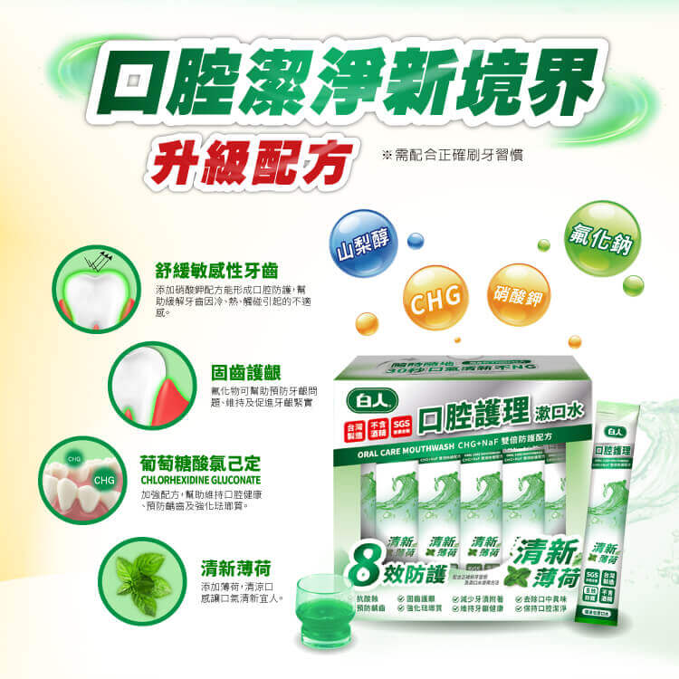 【白人】清新漱口水12mlX36入
