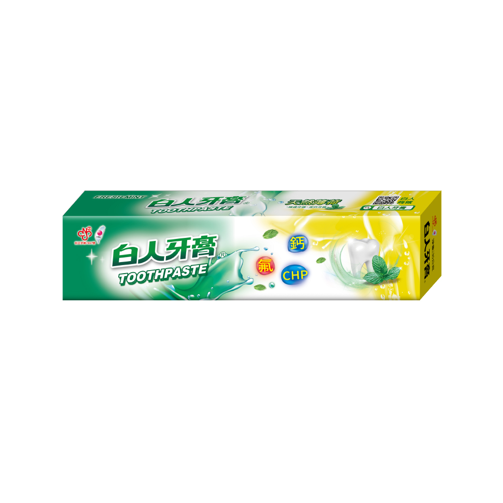 【白人】護齒潔白牙膏130g