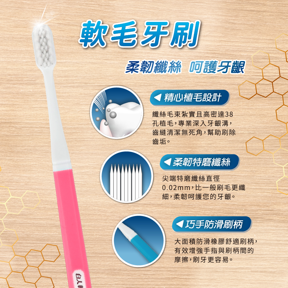 【白人】蜂膠牙膏牙刷組130g加贈牙間刷 【新品試用】