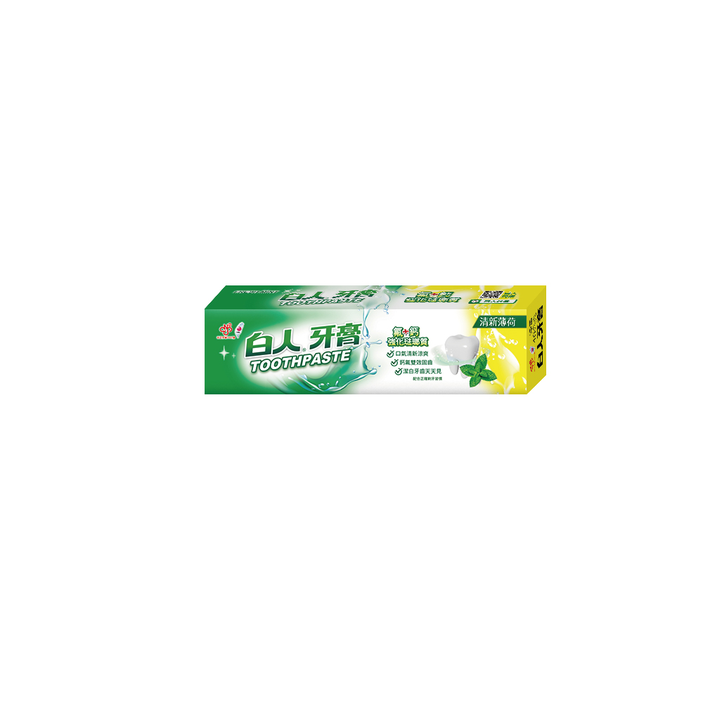 【白人】雙氟雙鈣牙膏40g
