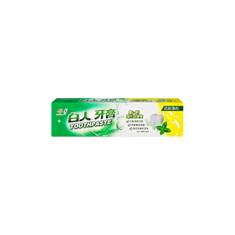 【白人】雙氟雙鈣牙膏40g