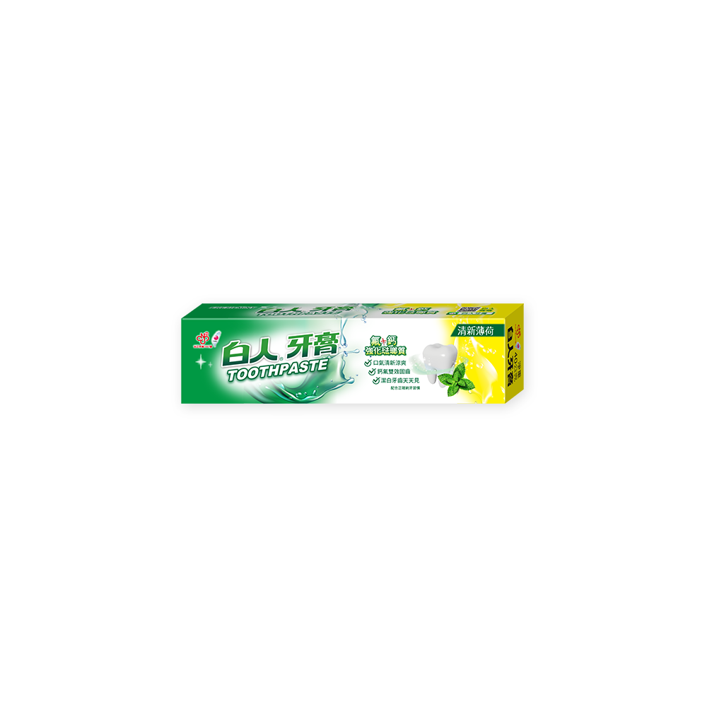 【白人】雙氟雙鈣牙膏40g